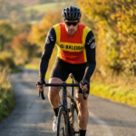 Maillot Long Eté Vintage RALEIGH sur un cycliste