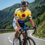 Maillot Vintage ZG RINALDI sur un cycliste