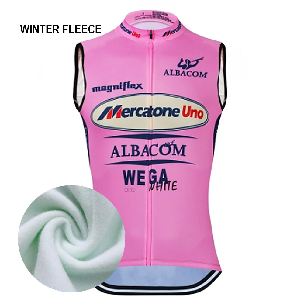 Windjack Fietsen Mouwloos WINTER MERCATONE UNO ALBACOM WEGA Roze
