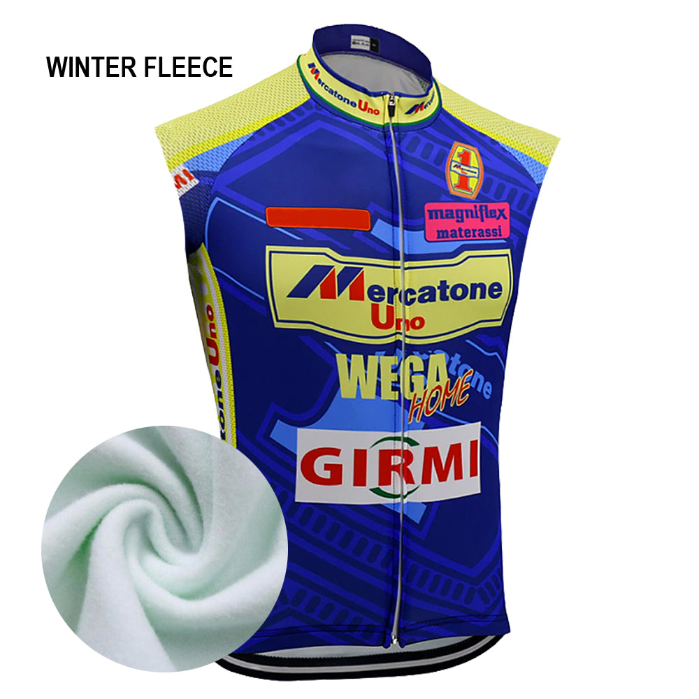 Windjack Fietsen Mouwloos WINTER MERCATONE UNO WEGA BLAUW