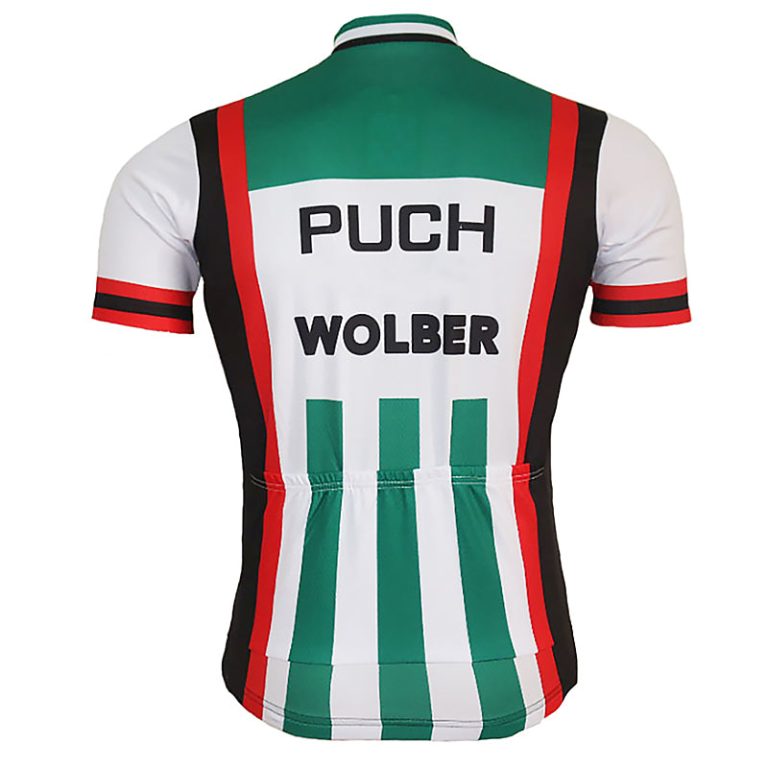 Maillot Cycliste Vintage Brooklyn en Laine Mérinos – Style Retro – Vintage Cycling