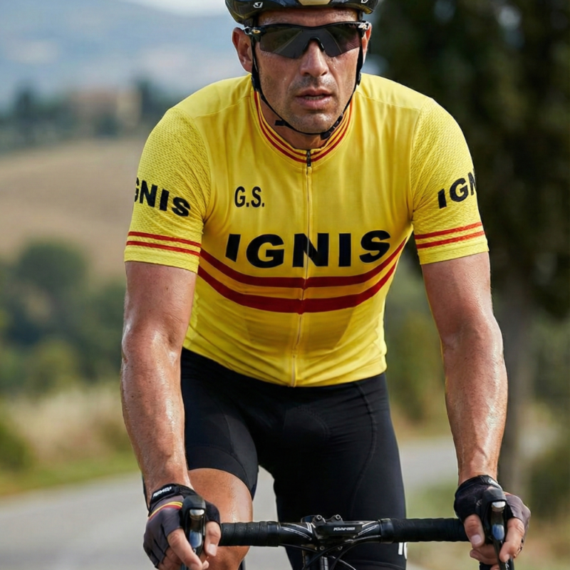 Maillot Vintage IGNIS sur un vintage