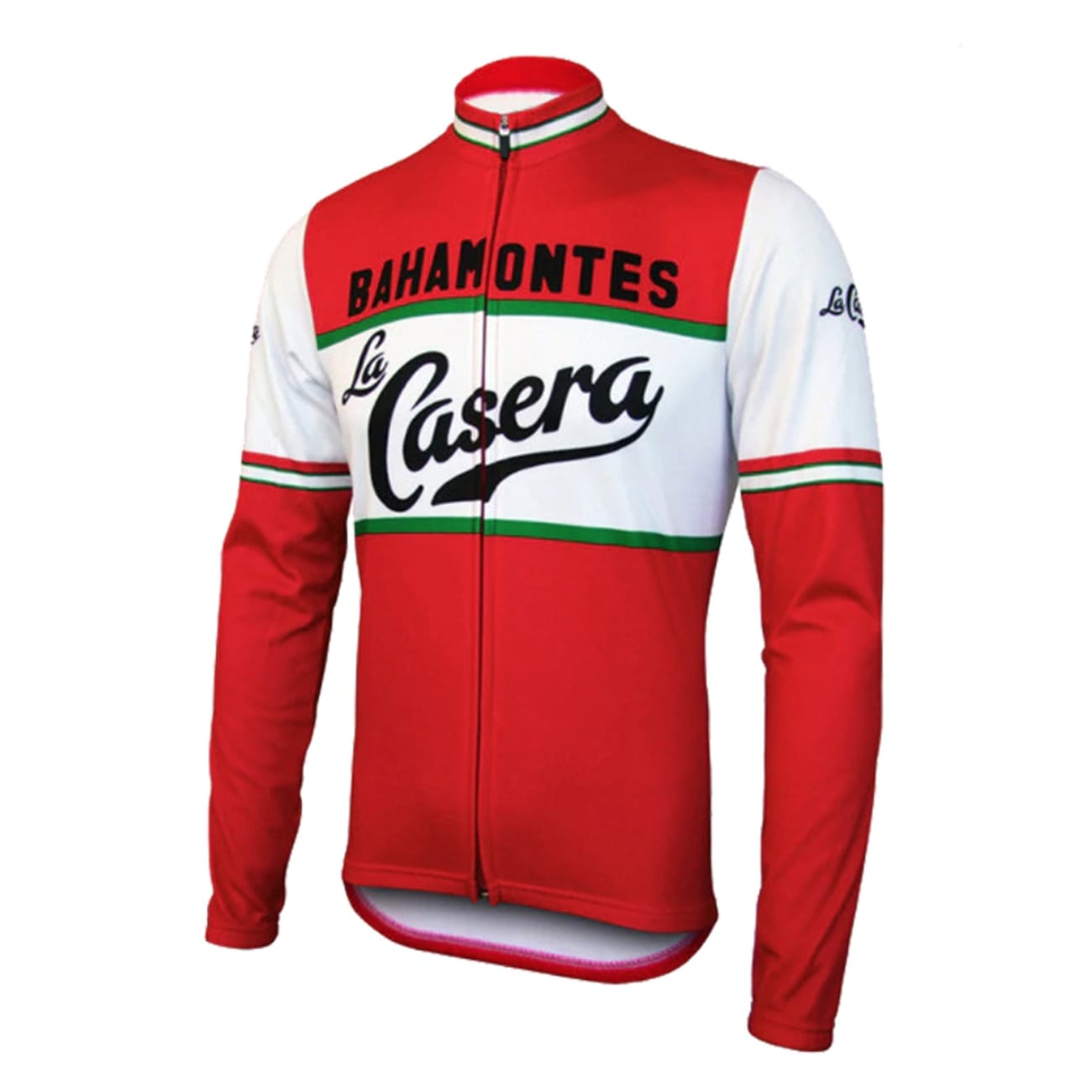 Vintage Zomer Wielershirt Lang BAHAMONTES LA CASERA